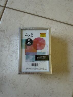 Green Tree Gallery Silver 4x6 Photo Frame - Classic Silver Finish